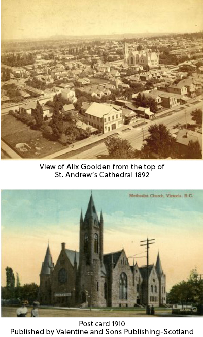 Historical photos of First Metropolitan Church from 1892 and 1910