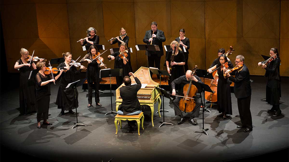 Members of the Baroque Summer Intensive Program perform on stage