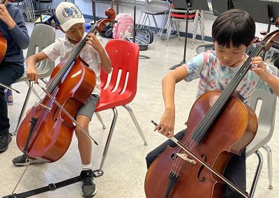 Junior Strings 2024_4 Two cello students