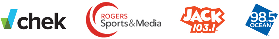 Media Sponsors chek, Rogers Media, Jack FM, Ocean FM