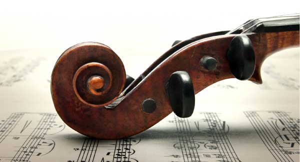 String instrument on music 325x600px