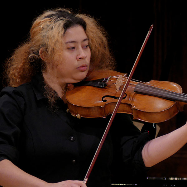 Postsecondary student performing Violin 600px